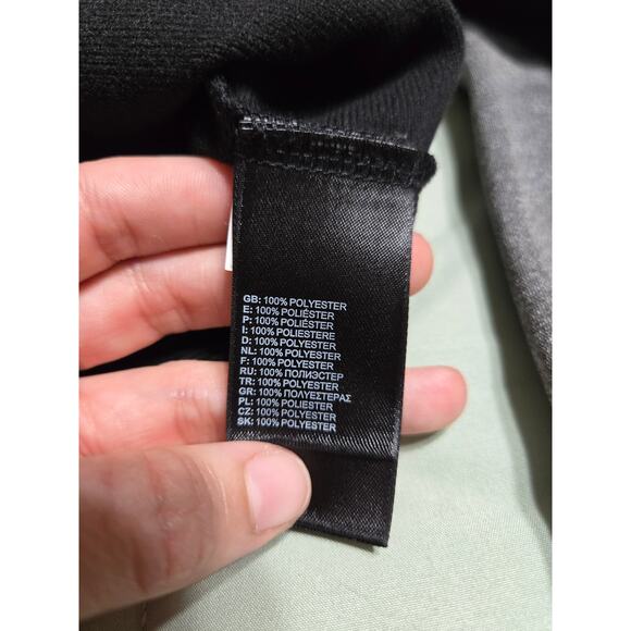 The North face medium women's 1/4 zip athletic grey and black pullover - Picture 6 of 10